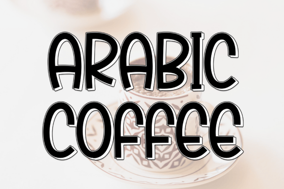 Arabic Coffee: A Distinctive Handwritten Font for Business Branding