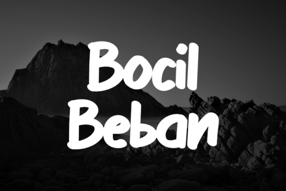 Bocil Beban: A Display Font Built for Digital Branding