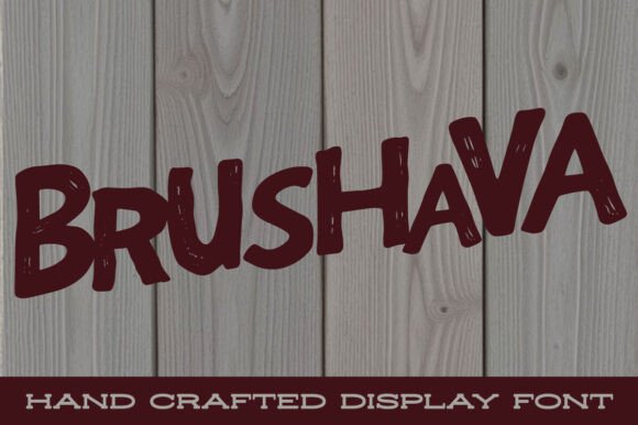 Brushava: A Hand-Painted Font for Expressive Digital Branding