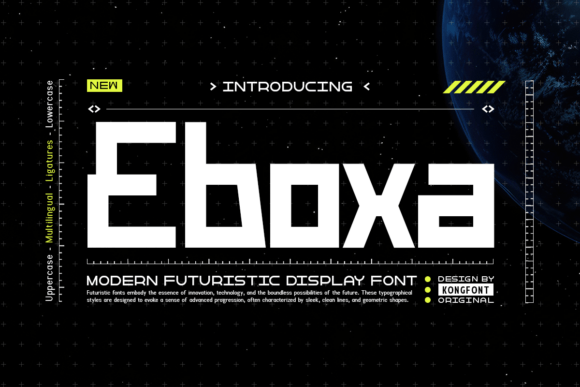 Eboxa: A Display Font with Architectural Confidence