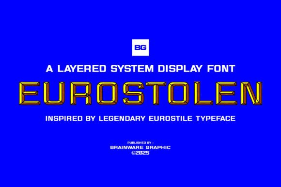 Eurostolen: A Display Font Built for Editorial Presence