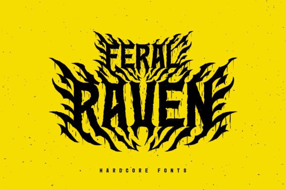 Feral Raven: A Typeface for Bold Handmade Product Design