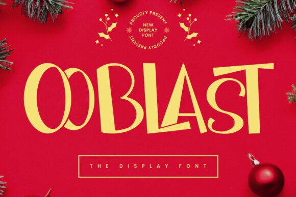 Ooblast: A Font for Creative Editorial Identity