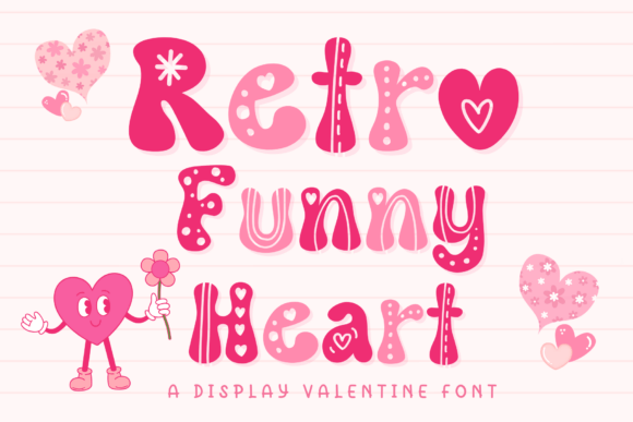 Retro Funny Heart: A Display Font with Groovy Editorial Appeal