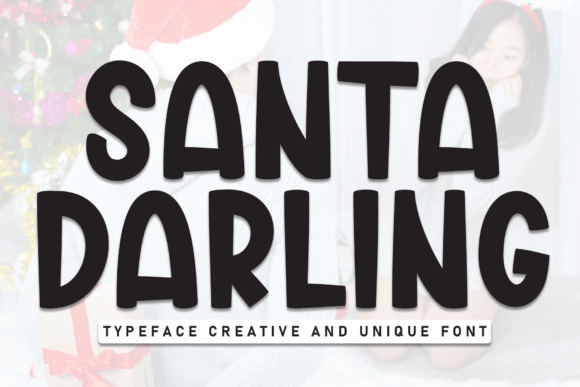 Santa Darling: A Festive Display Font for Editorial Warmth