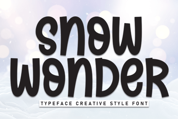 Snow Wonder: A Display Font for Real Campaign Stories