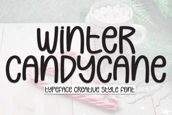 Winter Candycane: A Font for Sweetening Editorial Designs