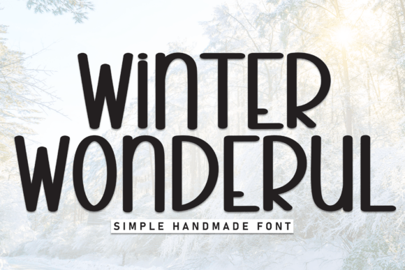 Winter Wondeful: A Handwritten Font for Crafted Charm