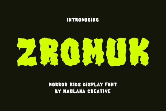 Zromuk: A Playful Display Font for the Digital Designer